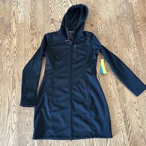 New Mondetta Hooded Long Soft Shell Jacket Women’s Medium